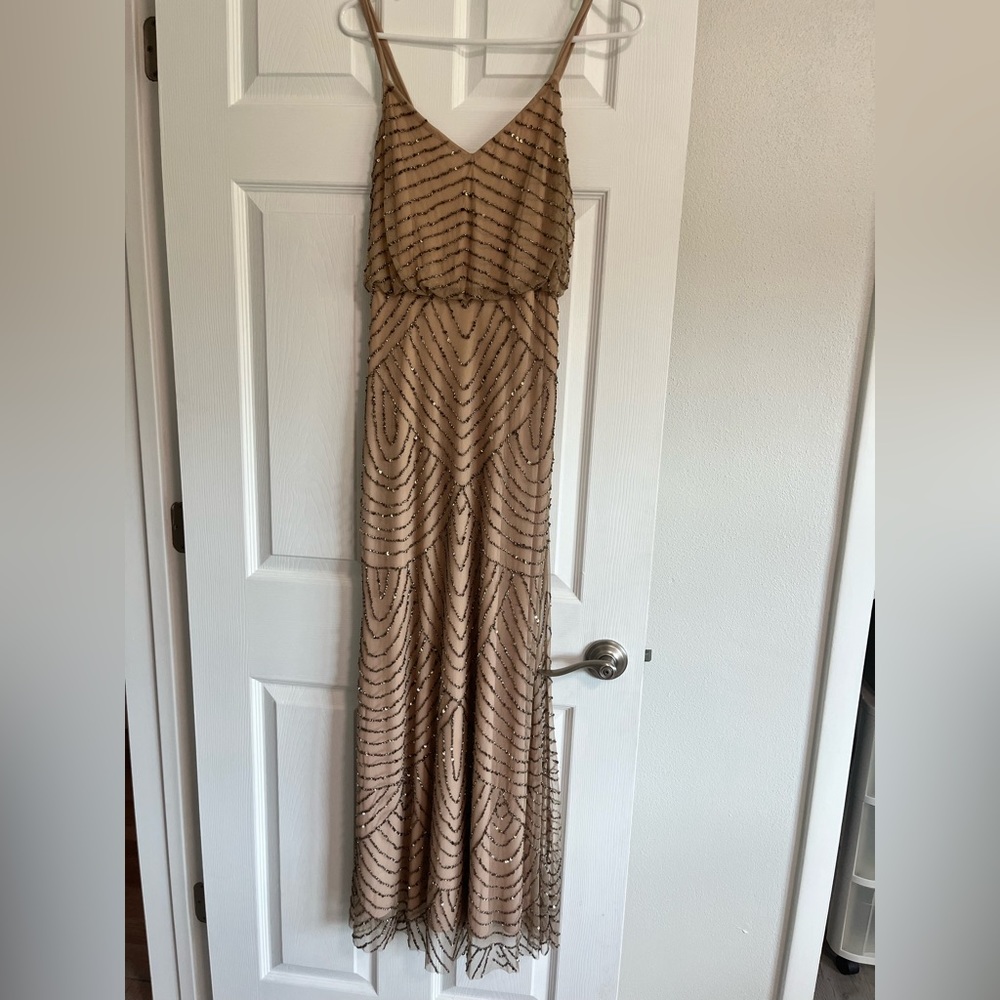 Beaded Adrianna Papell dress